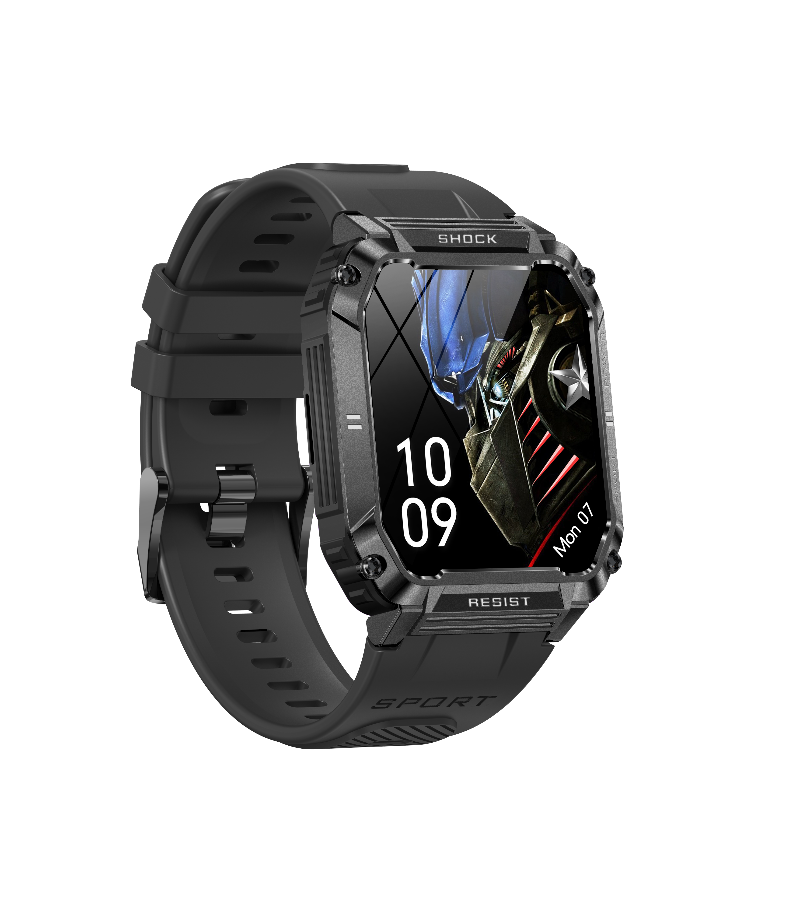 Rugged Smart Watch Large Dial for Men Android Compatible-2
