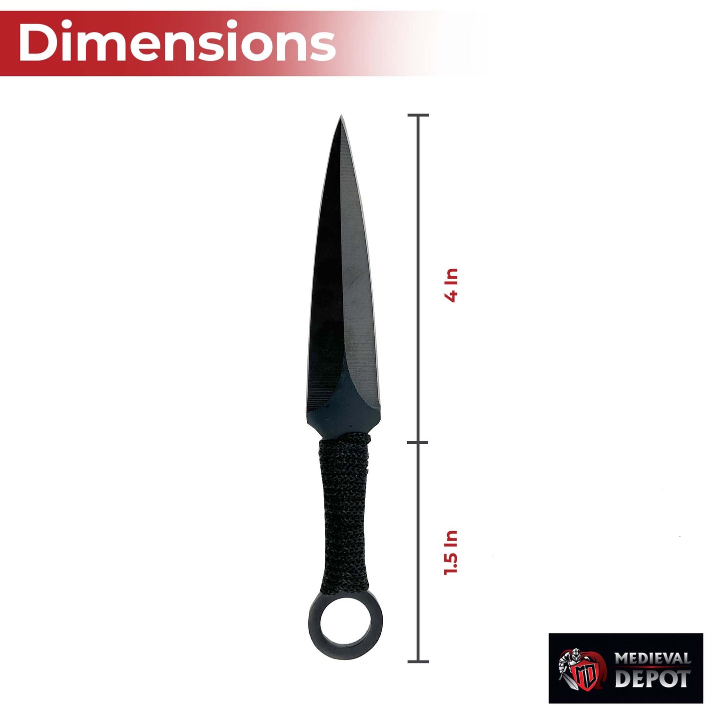 Kunai Uzumaki Anime Manga Throwing Knives-1