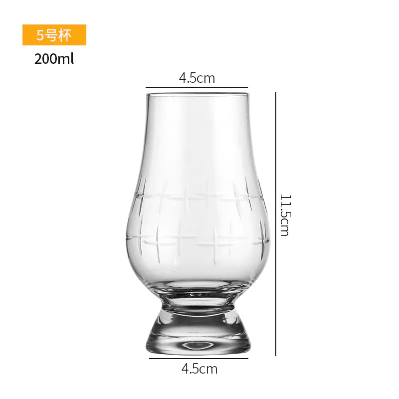 Crystal Whiskey Tasting Glass - ISO Professional Tulip Cup
