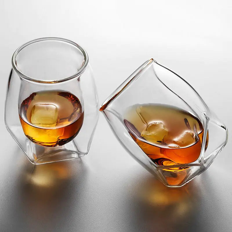Whiskey Glasses - Set of Glass Drinkware