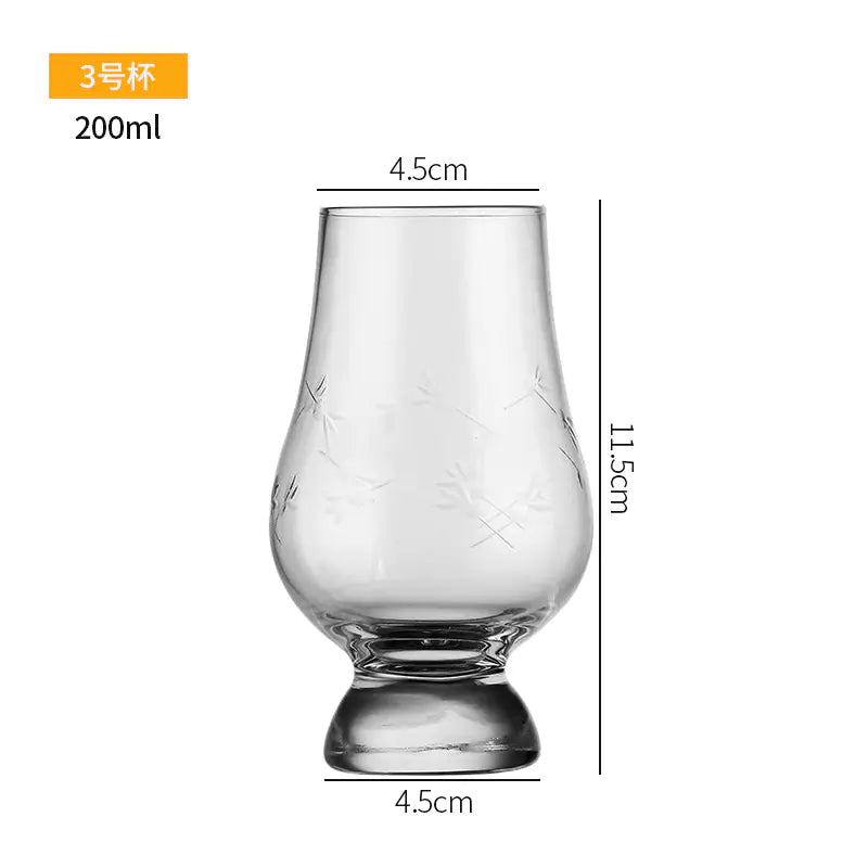 Crystal Whiskey Tasting Glass - ISO Professional Tulip Cup
